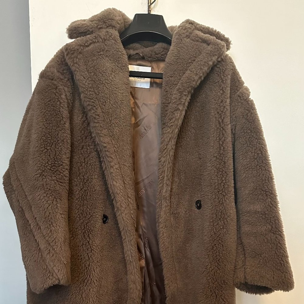 MAX MARA - $3,690 GINNATA TEDDY BEAR "ICON" COAT XS